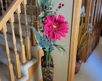 Floor Faux Flower Arrangement