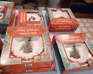 Christopher Radko  Christmas dishes