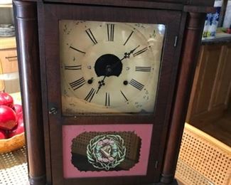 $ 60.00 - Antique William S. Johnson Parlor Clock