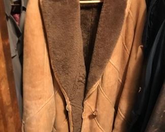 $ 40.00 - Men's Suede Coat - Medium