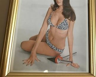 $ 20.00 - "The Ridge Tool Company" 1972 advertising- Litho Print by Peter Gowland - ( outside of frame 12.5"x15.5")