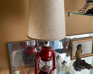 $ 48.00 -Lantern table lamp (#6) - includes one lamp