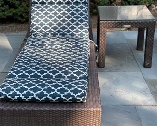 Pair of Restoration Hardware all-weather chaise loungers. Sold with cushions. Photo 2 of 2. 