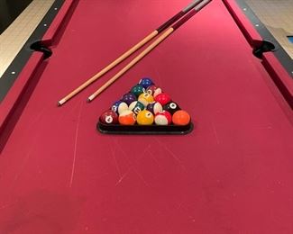 Sportcraft 84" billards table with removable ping pong table top. Photo 2 of 4.