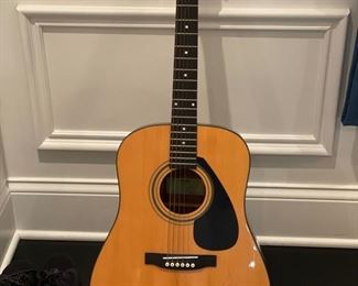 Fender acoustic guitar. 