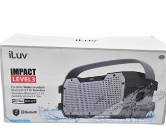 28. IMPACT LEVEL3 Portable Waterresistant Bluetooth 2.1ch Boombox