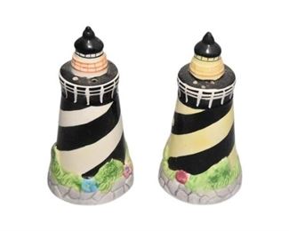 30. Pair Of Lighthouse Figure
