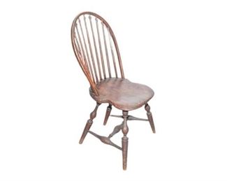 67. Wooden Spindle Back Chair