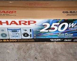 76. NEW SHARP CDBA300 Radio