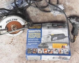 77. Skill Saw Drill and Multitool