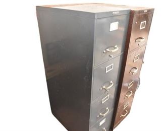 92. Two 2 File Cabinets