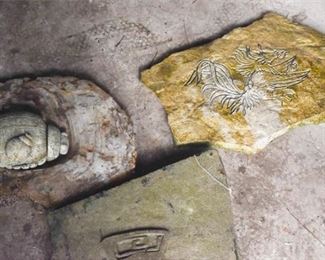 91. Three Carved Fragmenst
