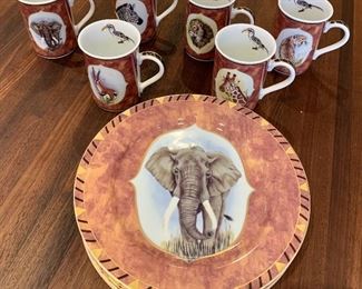 Lynn Chase African Portraits plates and mugs