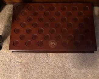 Coin display case