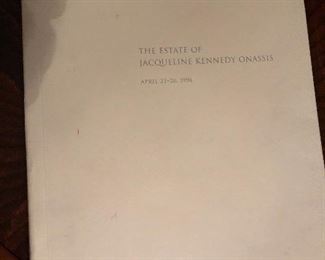 Sotheby’s the estate of Jackie Kennedy
