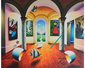 Ferjo "Surrealistic Interior" Giclee