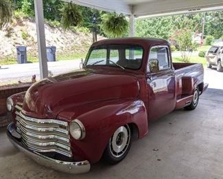 1948 title, Chevy pickup, Corvette motor and suspension 
