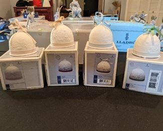 Lladro ornamental bells