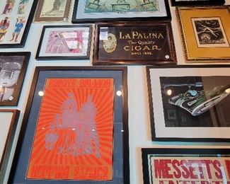 Over 200  pieces of Vintage Art of all types ranging from Movie Posters, Magic and Advertising