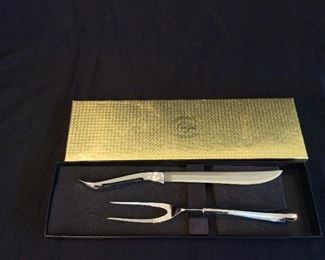 Carved Hall Carving Set, 12" L. 