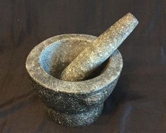 Stone Mortar and Pestle Thailand. 