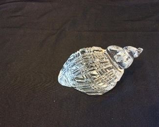 Waterford Crystal Shell, 5 1/2" L.