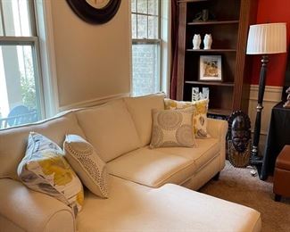 Sofa with chaise lounge