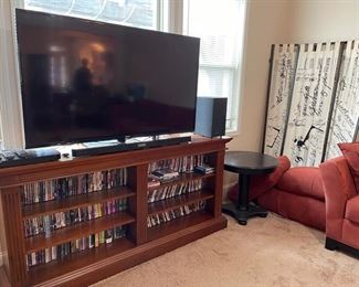 TV and Large Collection of DVD's