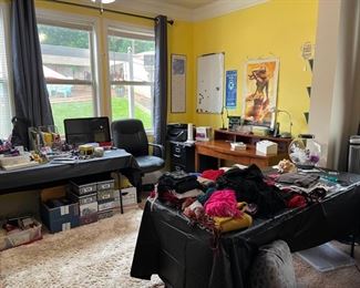 Office Desk and Supplies