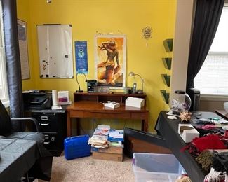 Office Desk and Supplies