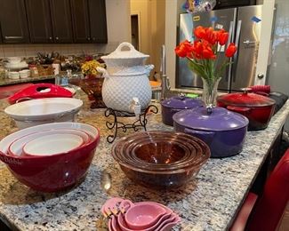 Beverage Dispenser and Mixing Bowls