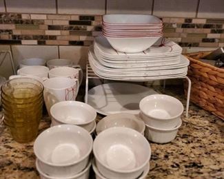 French White and Corelle 