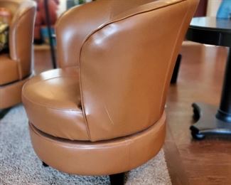 Swivel Barrel Chairs (pair available)