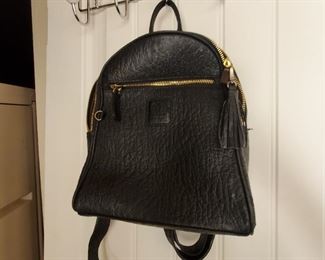 Elephant Skin Backpack Purse