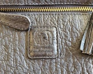 Elephant Skin Backpack Purse