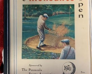 Autographed poster of the Monsanto by Arnold Palmer

