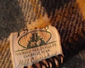 Faribault vintage wool blankets