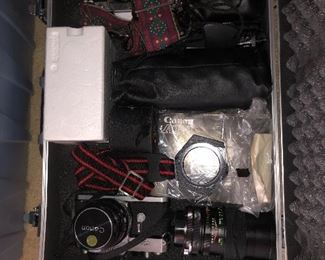 Canon 35mm Cameras AE-1 and Canon TX