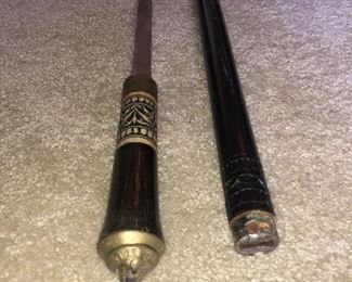 Walking Stick with Hidden Sword
