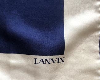 Lanvin Silk Scarf 