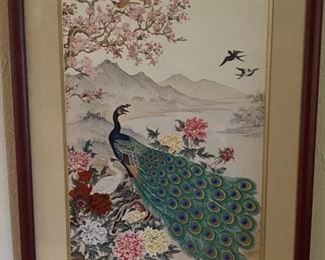 Vintage Asian Lithograph ‘The Awakening of Spring’