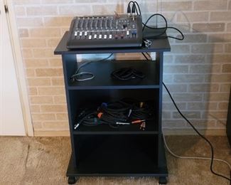 Mackie Mixer, Stand & Cords