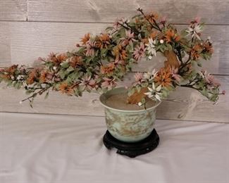 Vintage Asian Rubber Jade Tree