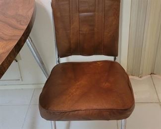 Mid Century Chrome & Formica 3 Piece Dinette Set