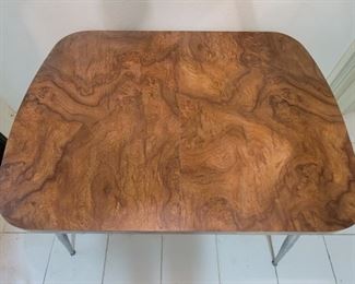 Mid Century Chrome & Formica 3 Piece Dinette Set