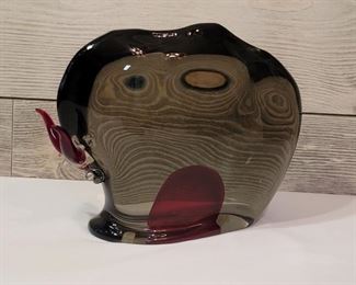 Cendese Murano Art Glass Elephant, Marked