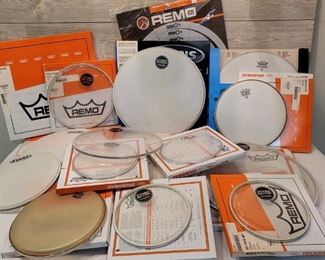 New & Lightly Used Drum Heads
