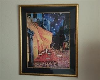 Framed Van Gogh's 'Starry Night' Print