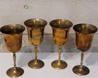(4) Plate Goblets, India