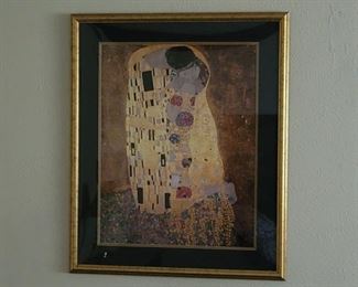 THE KISS Framed Print by Symbolist, Gustav Klimt